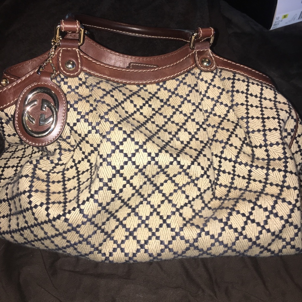 Gucci Medium Sukey Diamanté tote